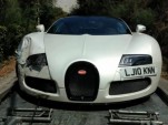 Wreckage of Bugatti Veyron Grand Sport Sang Blanc - Image courtesy of Rob Van Loock Photography