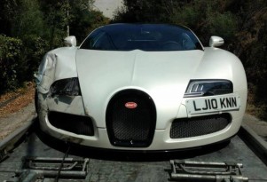 Wreckage of Bugatti Veyron Grand Sport Sang Blanc - Image courtesy of Rob Van Loock Photography