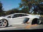 Wreckage of Lamborghini Aventador that crashed in the Czech Republic - Image courtesy of Auto Review