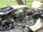 Wrecked Lamborghini Murcielago LP640 in Russia