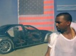 Wrecked Maybach in Kanye West and Jay-Z film clip for Otis