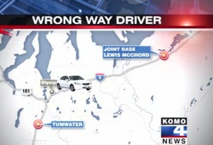 Wrong-way driver in Washington scares traffic