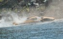 Zahir Rana's custom enzo crashes at the 2011 Targa Newfoundland