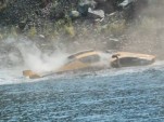 Zahir Rana's custom enzo crashes at the 2011 Targa Newfoundland