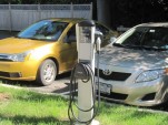 ChargePoint charging station at Zen Dog Cafe, Rhinebeck, NY