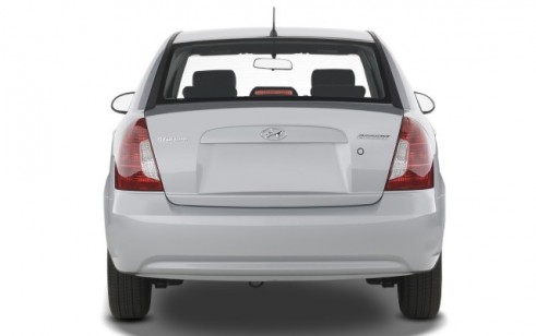2008 Hyundai Accent 4-door Sedan Auto GLS Rear Exterior View