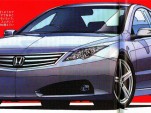 2010 Honda four-door coupe illustration