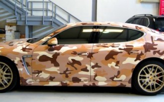 Today's Heinous Car Pic: Porsche Panamera in Camouflage