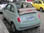 2012 Fiat 500C Cabrio, SoHo district, New York City