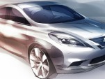 2012 Nissan Versa teaser sketch