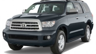 2012 Toyota Sequoia RWD 5.7L Limited (Natl) Angular Front Exterior View