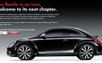 2012 Volkswagen Beetle Arrives With Special Turbo Models