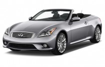 2013 Infiniti G37 Convertible 2-door Base Angular Front Exterior View