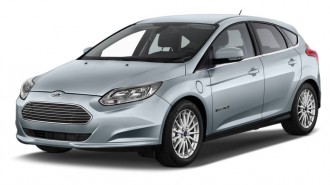 2014 Ford Focus Electric 5dr HB Angular Front Exterior View