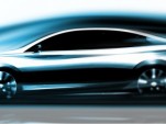 2015 Infiniti electric luxury sedan teaser sketch
