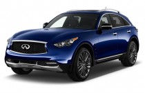 2017 Infiniti QX70 RWD Angular Front Exterior View