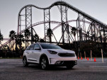 2018 Kia Niro Plug-In Hybrid, Six Flags Magic Mountain, California, Dec 2017