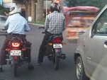 Alleged traffic violators posted to a Facebook page for the New Delhi police