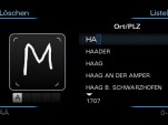 Audi MMI with handwriting recognition