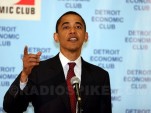Barack Obama speaking Detroit Economic Club