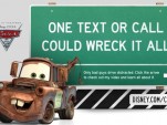 Cars 2 distraction campaign - Disney and U.S. DOT