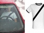 Chinese safety belt t-shirt