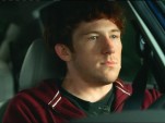 Driver behind wheel, from Ford Sync Rock On ad