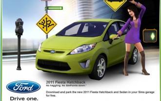 The 2011 Ford Fiesta Slides Into Sims 3 