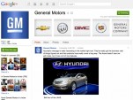 General Motors Google+ Brand Page