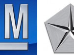 GM and Chrysler logos