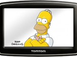 Homer Simpson on TomTom