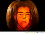 Honda Fan's Faces Carved Onto Pumpkins