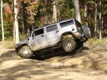 Hummer H2 Ditched