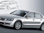Irmao do Decio's preview rendering of the Volksagen New Midsize Sedan