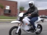 Jay Leno rides the Zero S electric motorcycle
