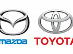 Mazda and Toyota logos