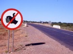 No hitchhiking
