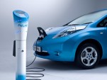 Polar Charging Post and Nissan Leaf
