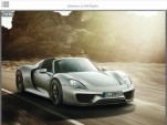 Porsche 918 Spyder leaked in brochure