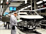 Production at a Volkswagen plant
