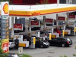 Shell fuel station in Europe