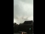 Springfield, Massachusetts tornado from car