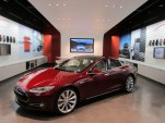 Tesla Motors gallery in Houston Galleria, opened October 2011, with Model S on display