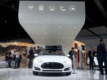 Detroit 2014 Best In Show: Our Editorial Team Picks Favorites Tesla Motors stand at 2014 Detroit Auto Show