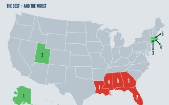The Best States For Driving--And The Worst: Infographic