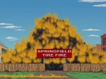Tire fire from The Simpsons