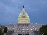 U.S. Capitol at dusk