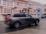 Uber self-driving prototype in San Francisco