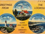 Vintage postcard from Oregon